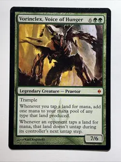 MTG Magic: New Phyrexia: Vorinclex, Voice of Hunger #127/175 Mythic - LP - Image 1