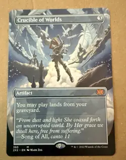 Crucible of Worlds 393 Double Masters 2022 Mythic Artifact Regular Mark Zug - Image 1