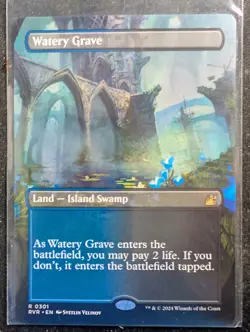 Watery Grave - Borderless - Ravnica Remastered (MTG) - Image 1