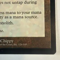 Grim Monolith – Urza’s Legacy (ULG) – LP – Reserved List – MTG - Image 4