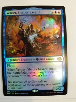 Venser, Shaper Savant Double Masters 2022 Foil - Image 1