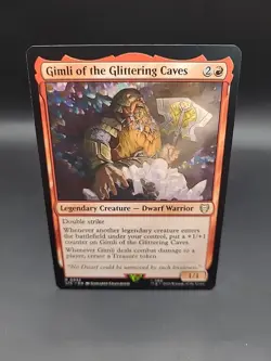 Gimli of the Glittering Caves - MTG The Lord of the Rings - Magic the Gathering - Image 1