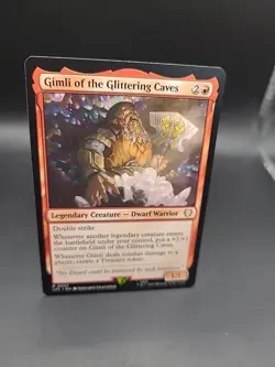 Gimli of the Glittering Caves - MTG The Lord of the Rings - Magic the Gathering - Image 2