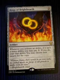 MTG Magic Rings of Brighthearth Commander Legends Regular NM - Image 1