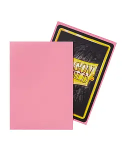 Dragon Shield Medium Deck Protector Matte Pink 100 Arcane Tinman Sleeves - Image 4
