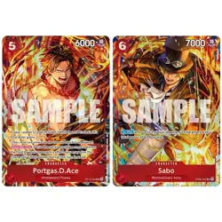 One Piece - Illustration Box Vol 5 & 6 Promo Cards - Ace, Sabo, Law & Rosinante - Image 2