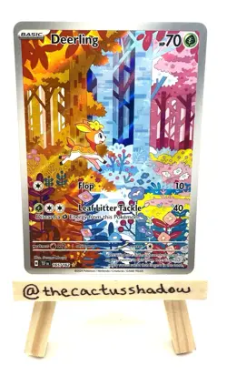 Pokemon Temporal Forces Holo Deerling Illustration Rare 165/162 - NM - Image 1
