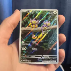 Pokemon Card - Aipom Paradox Rift 211/182 Illustration Rare Full Art SV Holo - Image 1