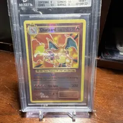 Pokemon TCG Evolutions Charizard 11/108 Reverse Foil Holo Rare BGS 8.5 2016 - Image 3