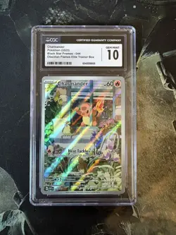 2023 Pokemon Black Star Promos Charmander Obsidian Flames ETB CGC 10 #044 - Image 1