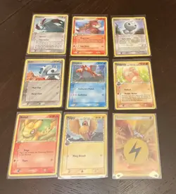 Pokemon 9 Cards EX Holon Phantoms Lot - Great Condition - Image 1