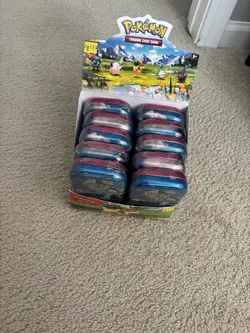 Pokemon Tcg Ascended Heroes Mini Tins Display Box Of 10 Tins All New & Sealed! - Image 1