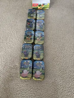 Pokemon Tcg Ascended Heroes Mini Tins Display Box Of 10 Tins All New & Sealed! - Image 2