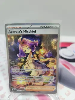 Pokemon TCG - Acerola’s Mischief 183/132 - SIR - Mega Evolution - NM/M - Image 1