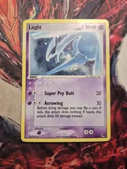 Pokemon TCG Lugia POP Series 5 2/17 Holo Rare MP/HP - Image 1