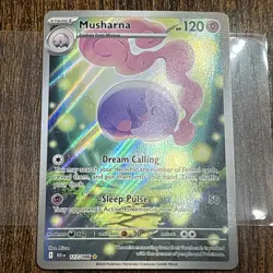 Musharna 117/086 Illustration Rare English Pokemon Black Bolt - Image 1
