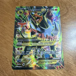 Pokemon M Houndoom EX 154/162 Ultra Rare Full Art Holo Breakthrough 2015 5ban - Image 1