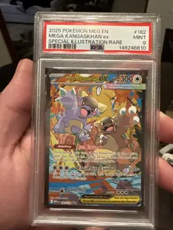 Mega Kangaskhan Ex Pokemon Meg En-Mega Evolution 182 NM PSA 9 - Image 1