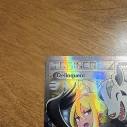 Pokemon Delinquent Trainer Full Art Promo Holo Alternate Art 098B/122 Sakuma - Image 3