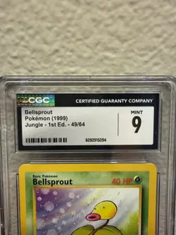 Pokemon TCG Bellsprout Jungle 49/64 Regular Unlimited Common CGC 9.0 - Image 5