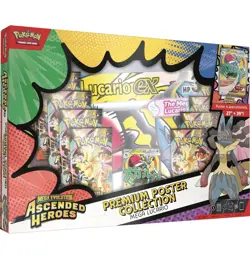 Pokemon Mega Evolution Ascended Heroes Premium Poster Collection - Mega Lucario - Image 1