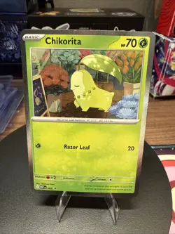 Chikorita MEP 069 - NM Pokemon Mega Evolution Perfect Order Holo Promo - Image 1
