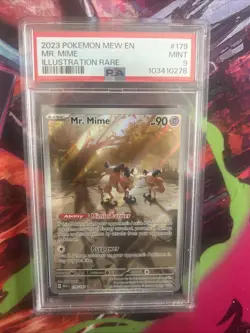 Pokemon TCG Mr. Mime 179/165 Scarlet & Violet Holo Illustration Rare - Image 1