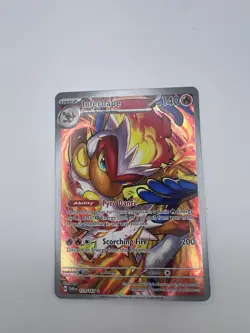 Pokemon TCG Infernape IR 173/167; Twilight Masquerade NM Holo - Image 1
