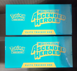2 x Pokemon Mega Evolution Ascended Heroes Elite Trainer Box Sealed New ETB - Image 1