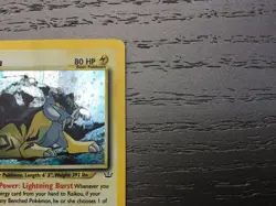 Pokemon Raikou Holo 13/64 Neo Revelation 2001 HP - Image 3
