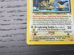 Pokemon Raikou Holo 13/64 Neo Revelation 2001 HP - Image 4