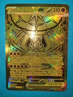 Carte Pokemon Mega Zygarde EX Gold 124/088 Equilibre Parfait ME03 Neuve FR - Image 1