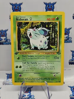 Nidoran 57/64 1st Edition - Jungle Pokemon LP - Image 1