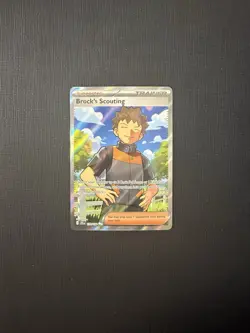 Pokemon TCG Brock's Scouting 179/159 Full Art Ultra Rare Journey Together NM - Image 1