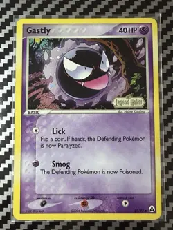 Gastly 52/92 Legend Maker Reverse Holo Stamped Pokemon TCG - Image 1
