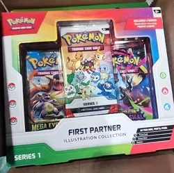 Pokemon First Partner Illustration Collection Series 1 - 3 Box Lot - Image 1