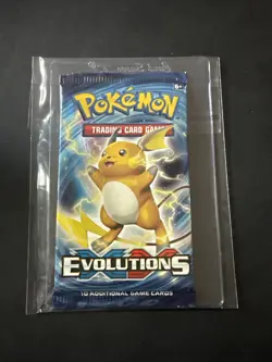 Pokemon XY Evolutions Booster Pack Sealed- Won From A Booster Box - Image 1