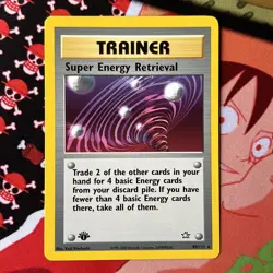 Pokemon Super Energy Retrieval 89/111 Rare Neo Genesis 1st Edition - Image 1