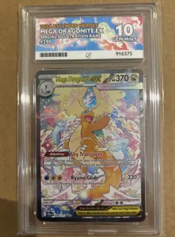 Pokemon TCG Ascended Heroes Mega Dragonite EX 290/217 SIR ACE 10 - Image 1