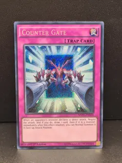 Yugioh Counter Gate MVP1-EN010 Secret Rare 1st Edition NM - Image 1