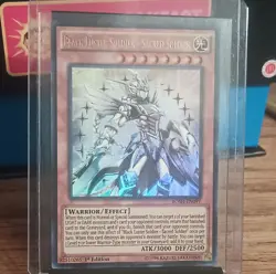 Konami Yu-Gi-Oh! Black Luster Soldier - Sacred Soldier BOSH-EN097 1st Ed 3000 A… - Image 1