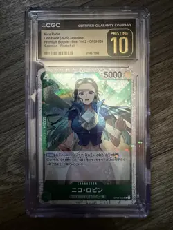 One Piece Nico Robin OP09-033 CGC Pristine 10 Pop 5 - Image 1