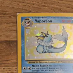 Pokemon Card - Vaporeon Jungle 12/64 Holo Unlimited Holo Rare - Image 2