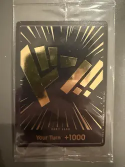 One Piece Don!! Card Foil Black and Gold Card One Piece CCG TCG SEALED - Image 1