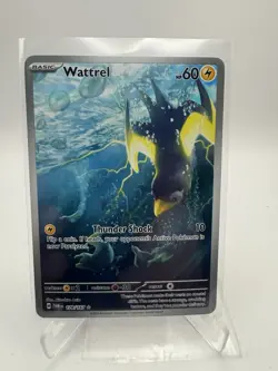 Pokemon TCG Wattrel Scarlet & Violet Twilight Masquerade Holo Card 178/167 - Image 1