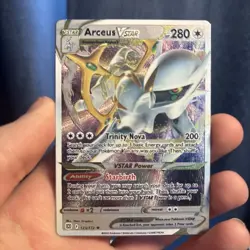 Arceus VSTAR (Metal Card) - 123/172 - Sword & Shield Promo Cards - Image 1