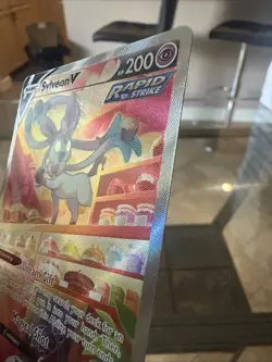 Pokemon Sylveon v Alt Art TCG Card 184/203 Evolving Skies Ultra Rare NM/M - Image 3