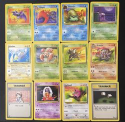 WOTC Vintage Pokemon Card Lot (12) - Played - 1999-2002 Vintage - Image 1