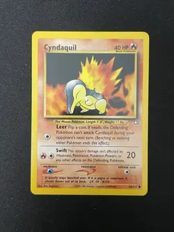 Cyndaquil Neo Genesis 56/111 - Near Mint - Vintage WOTC Pokemon Card - Image 2