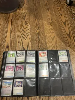 Mega Evolution Base Set Collection Missing Only 10 Cards Comes With Binder - Image 1